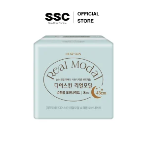 Băng vệ sinh Hàn Quốc REAL MODAL ban đêm có cánh 43cm Super Long Over night (8miếng/1gói)