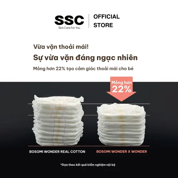 Tã/Bỉm quần Hàn Quốc BOSOMI Wonder X Wonder Step 4 cho bé trai/gái(L 10~14kg, 50miếng/1bịch) - Ảnh 6