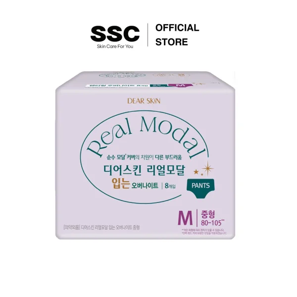 Băng vệ sinh dạng quần Hàn Quốc Real Modal Size M / Size L (8miếng/1gói)
