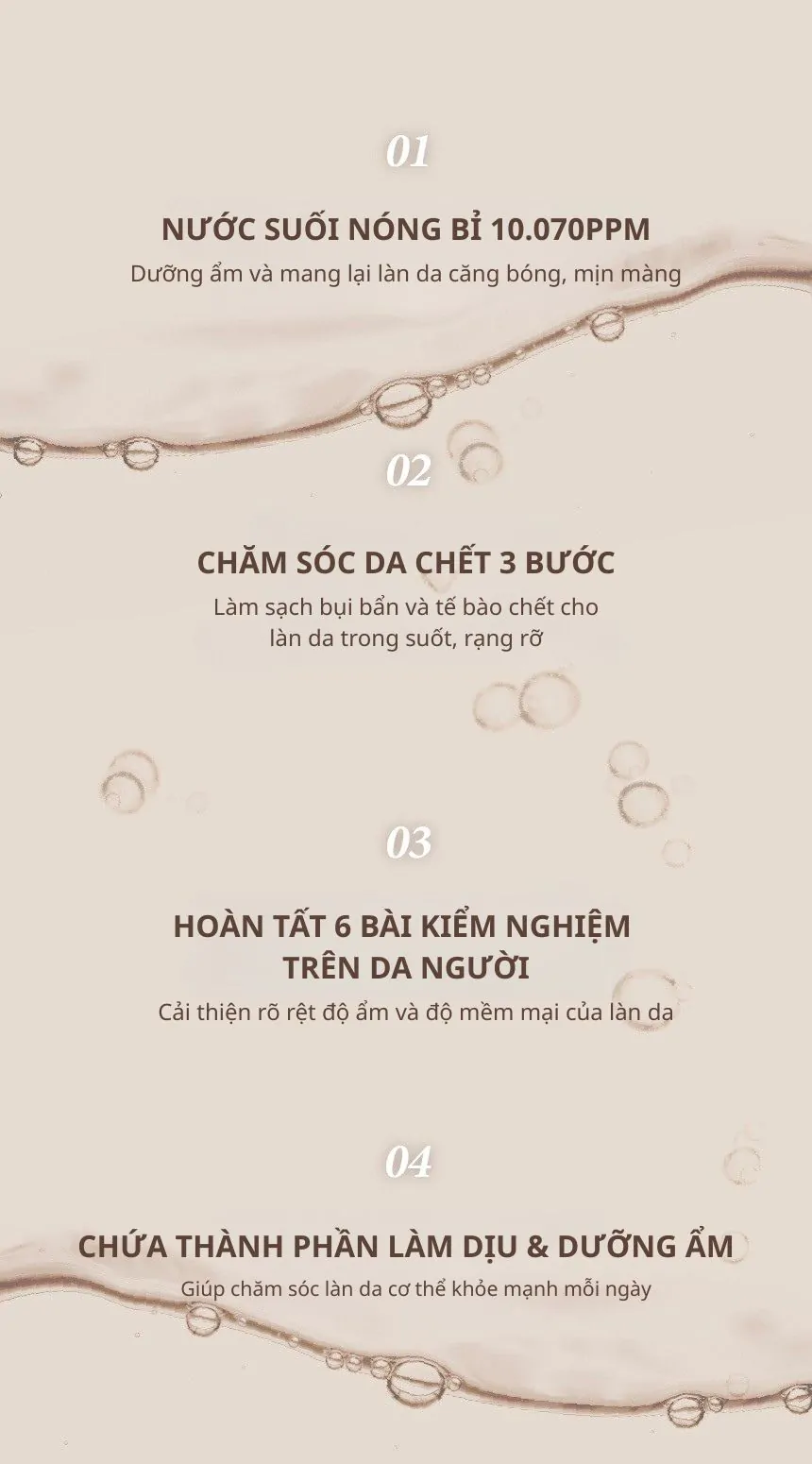 Sữa Tắm Tẩy Tế Bào Chết Cơ Thể Kundal Eau Thermale 500ml