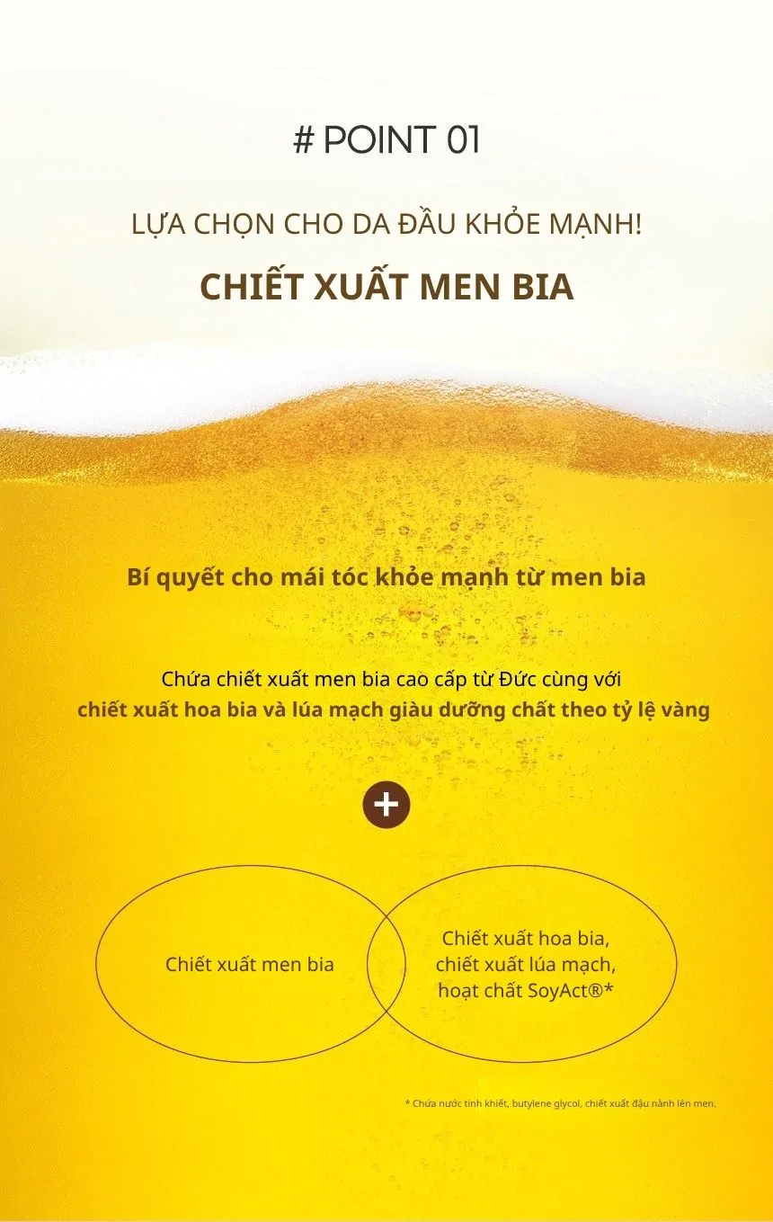 Dầu Xả Ngăn Ngừa Rụng Tóc KUNDAL REAL BEER YEAST 200ml