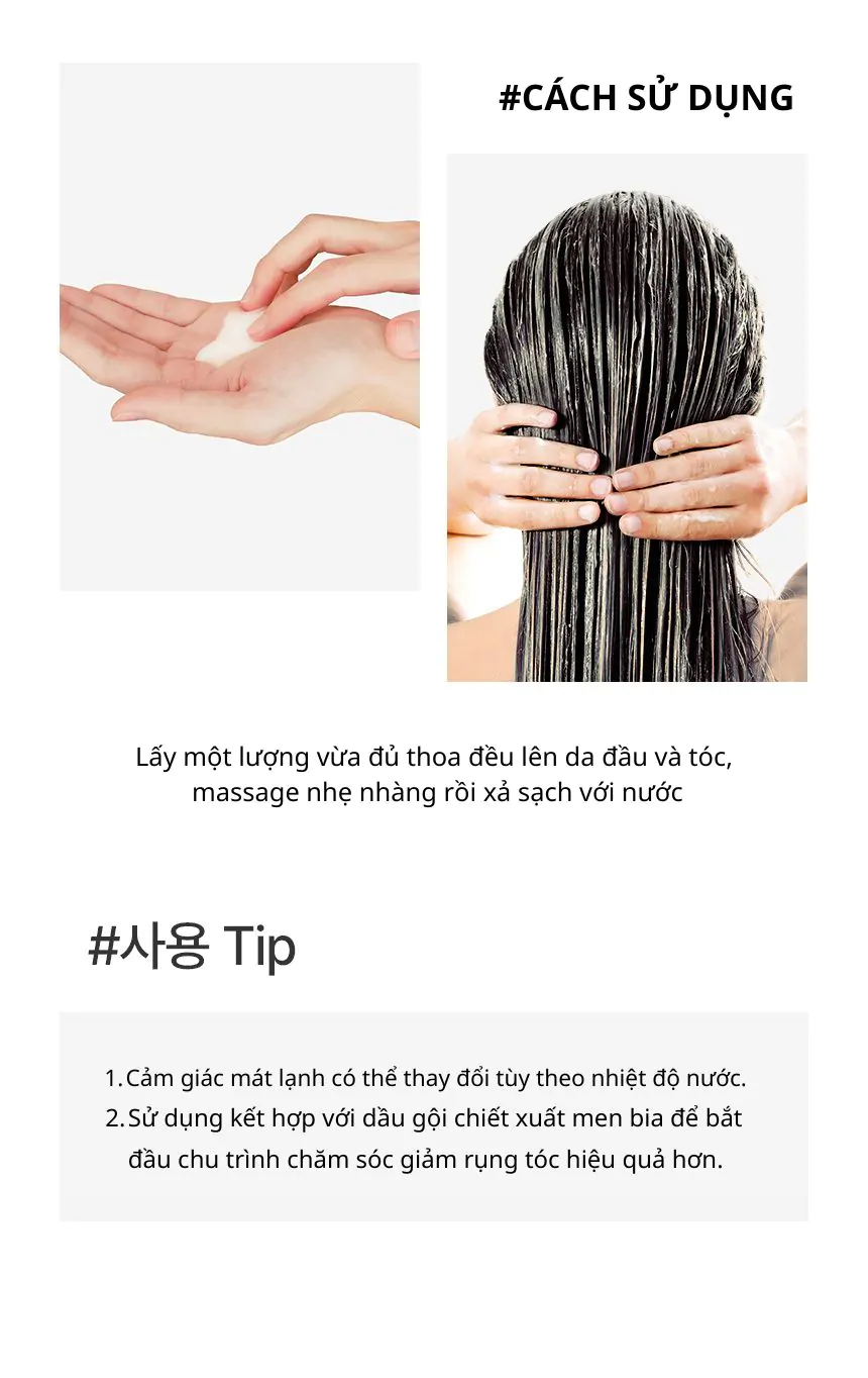 Dầu Xả Ngăn Ngừa Rụng Tóc KUNDAL REAL BEER YEAST 200ml