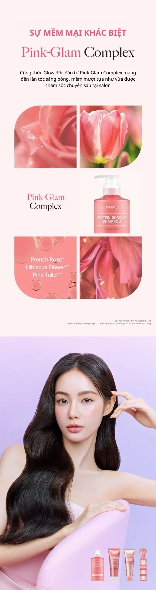 Dầu Gội Chăm Sóc Tóc Hư Tổn KUNDAL Protein Bonding