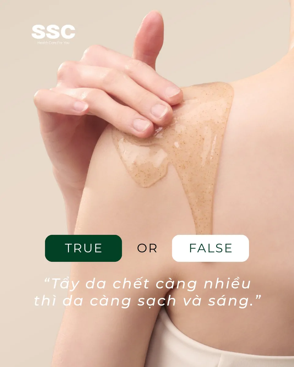 Tẩy Da Chết Càng Nhiều Thì Da Càng Sạch Và Sáng? Sự Thật Bạn Cần Biết