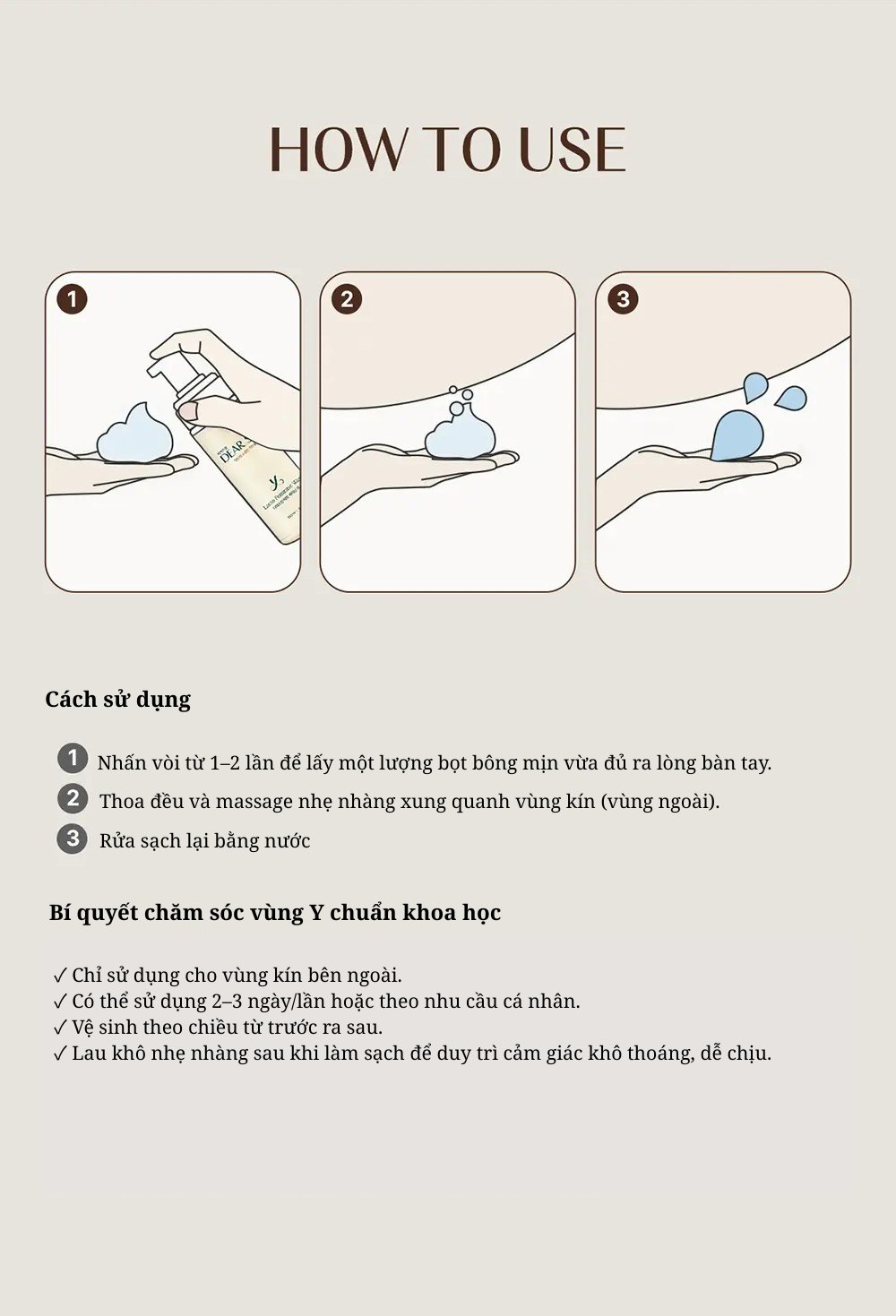 Dung dịch vệ sinh phụ nữ Dearskin Lacto 150ml
