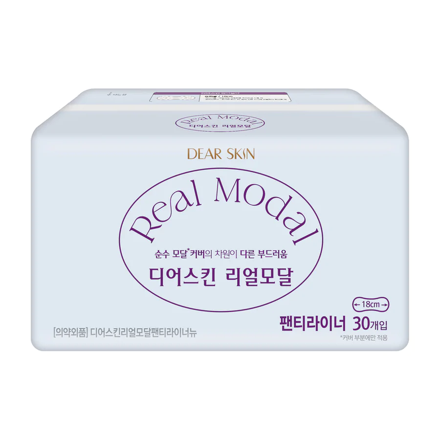 Băng vệ sinh Hàn Quốc REAL MODAL hàng ngày không cánh 18cm Panty Liners (30miếng/1gói)