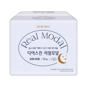 Băng vệ sinh Hàn Quốc REAL MODAL ban đêm có cánh 33cm Over night (12miếng/1gói)