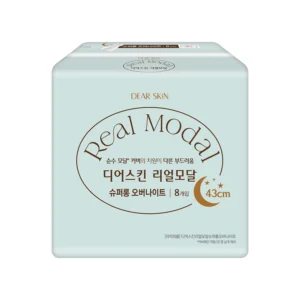 Băng vệ sinh Hàn Quốc REAL MODAL ban đêm có cánh 43cm Super Long Over night (8miếng/1gói)
