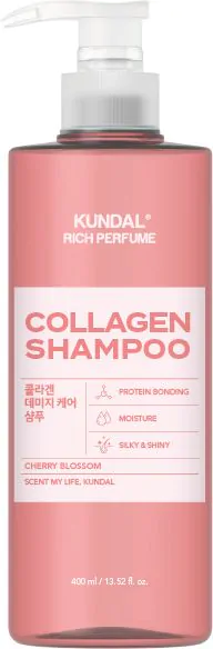Dầu gội phục hồi tóc Collagen Kundal Rich Perfume -  Cherry Blossom 400ml