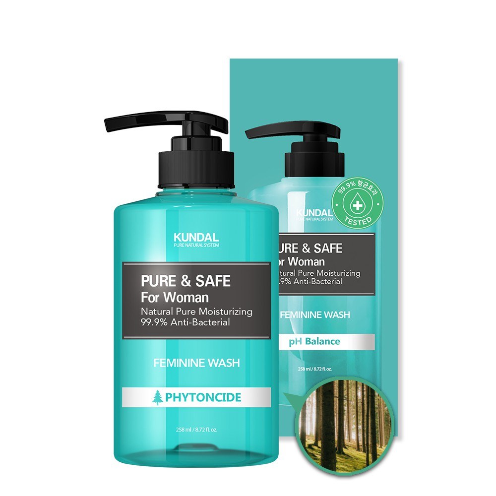 Dung dịch vệ sinh phụ nữ Kundal Pure & Safe 300ml