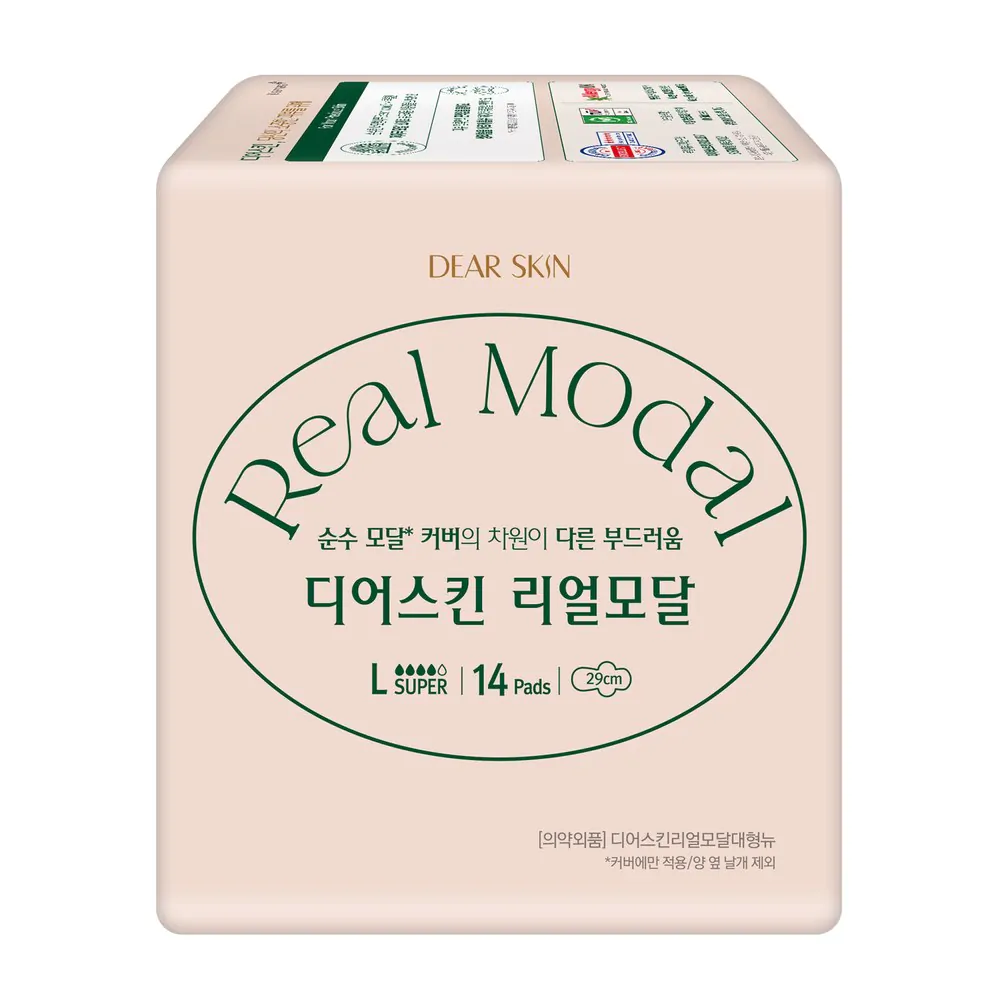 Băng vệ sinh Hàn Quốc REAL MODAL ban ngày có cánh 29cm L(14miếng/1gói)