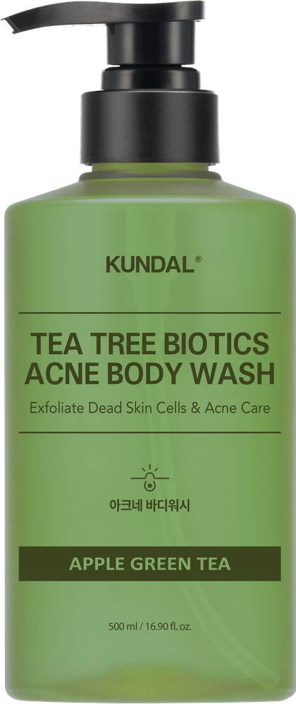 Sữa Tắm Ngừa Mụn Kundal Tea Tree Biotics 500ml