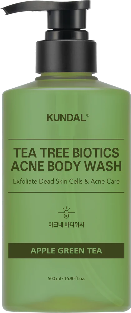 Sữa Tắm Ngừa Mụn Kundal Tea Tree Biotics 500ml