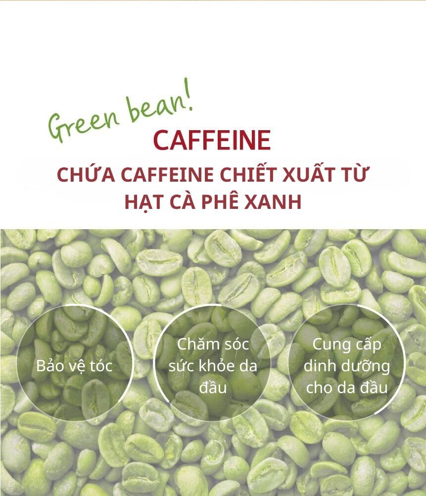 Dầu Gội KUNDAL Caffeine 500ml