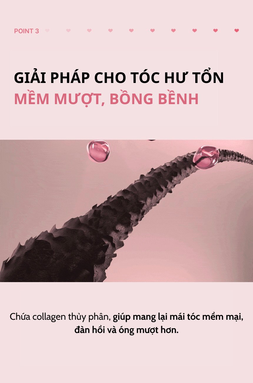 Dầu xả phục hồi tóc Collagen Kundal Rich Perfume - Cherry Blossom 150ml
