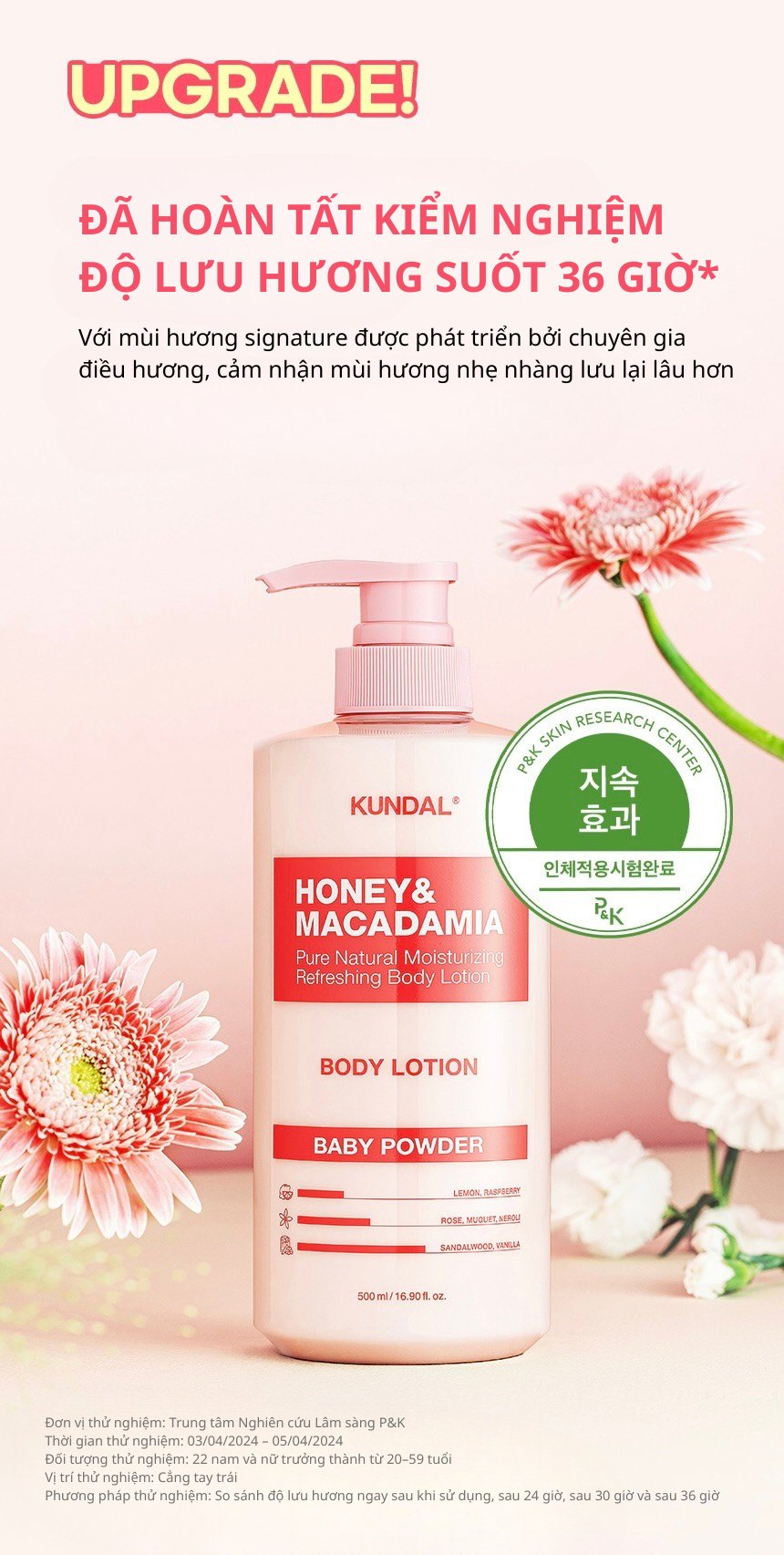 Sữa Dưỡng Thể Kundal Honey & Macadamia 500ml