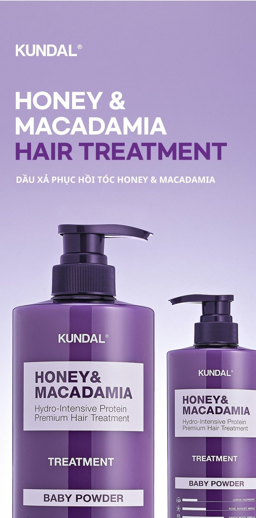 Dầu Xả KUNDAL Honey&Macadamia 500ml