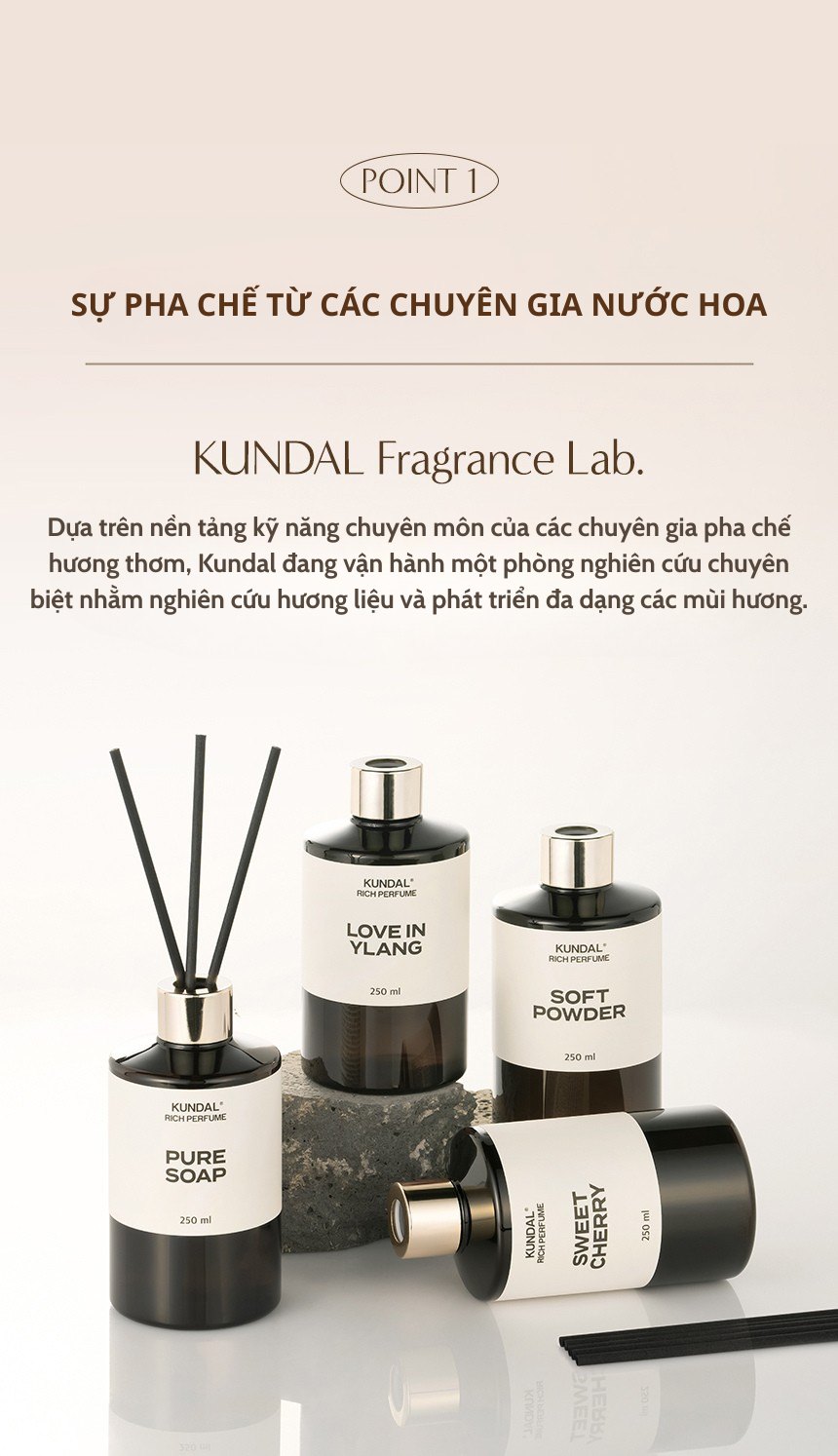Tinh dầu thơm phòng KUNDAL Rich Perfume 250ml