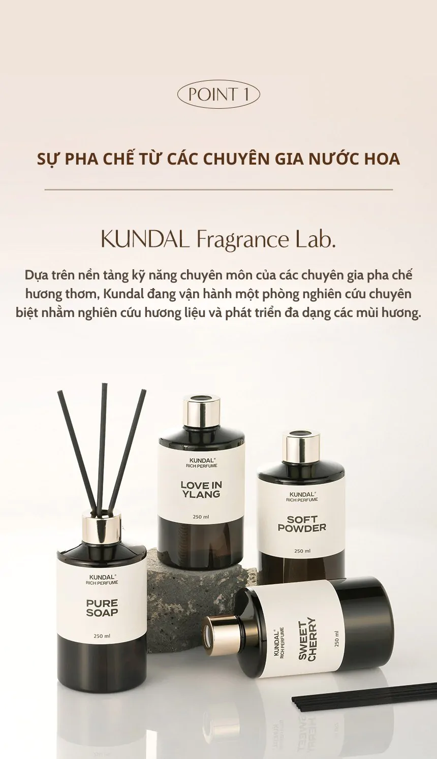 Tinh dầu thơm phòng KUNDAL Rich Perfume 250ml