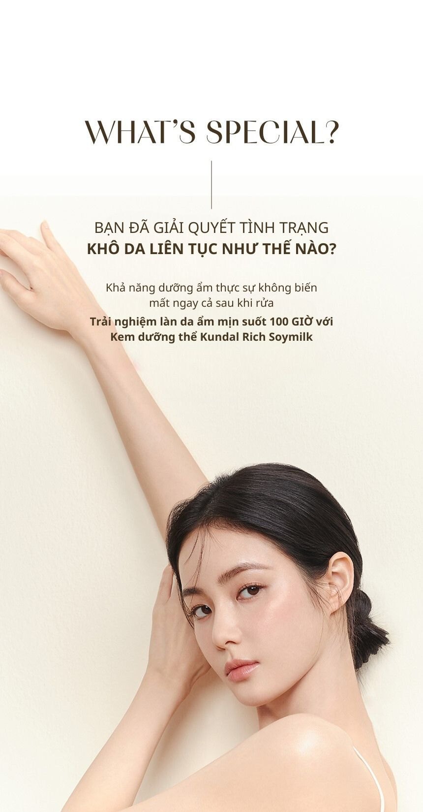 Kem Dưỡng Thể Kundal Rich Soymilk 200ml