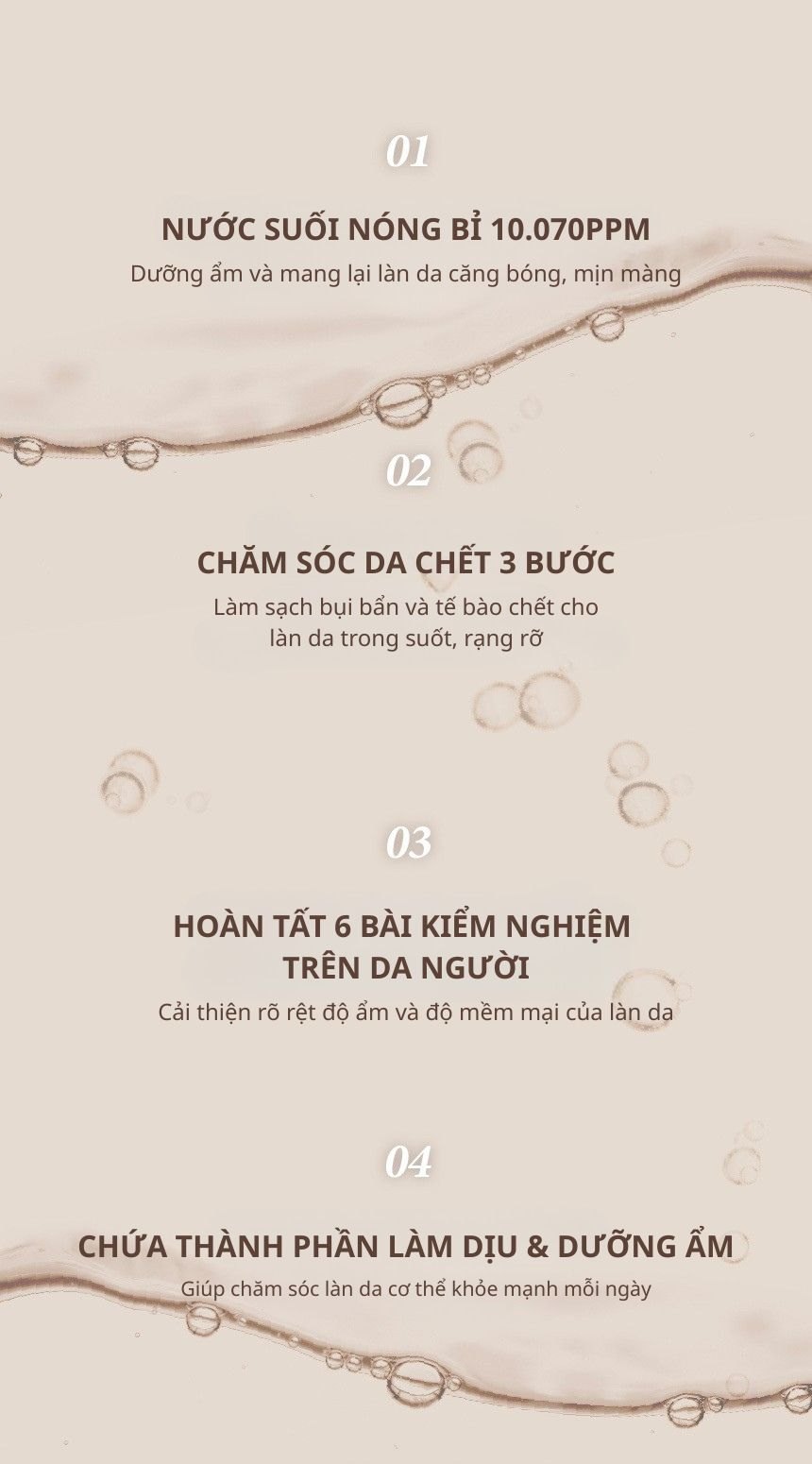 Sữa Tắm Tẩy Tế Bào Chết Cơ Thể Kundal Eau Thermale 500ml