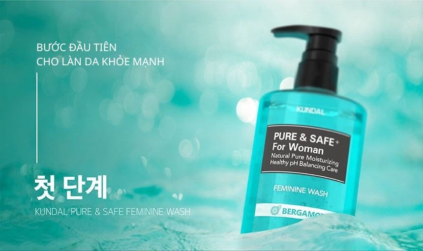 Dung dịch vệ sinh phụ nữ Kundal Pure & Safe 300ml