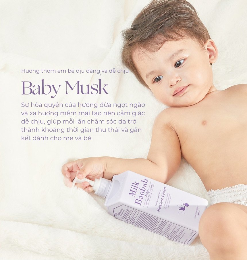 Sữa dưỡng ẩm Moisture cho bé MILK BAOBAB 70ml