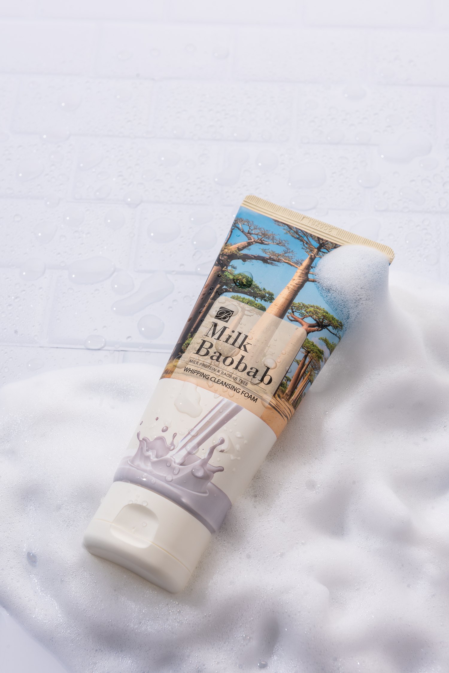 Sữa rửa mặt tạo bọt MILK BAOBAB 120ml