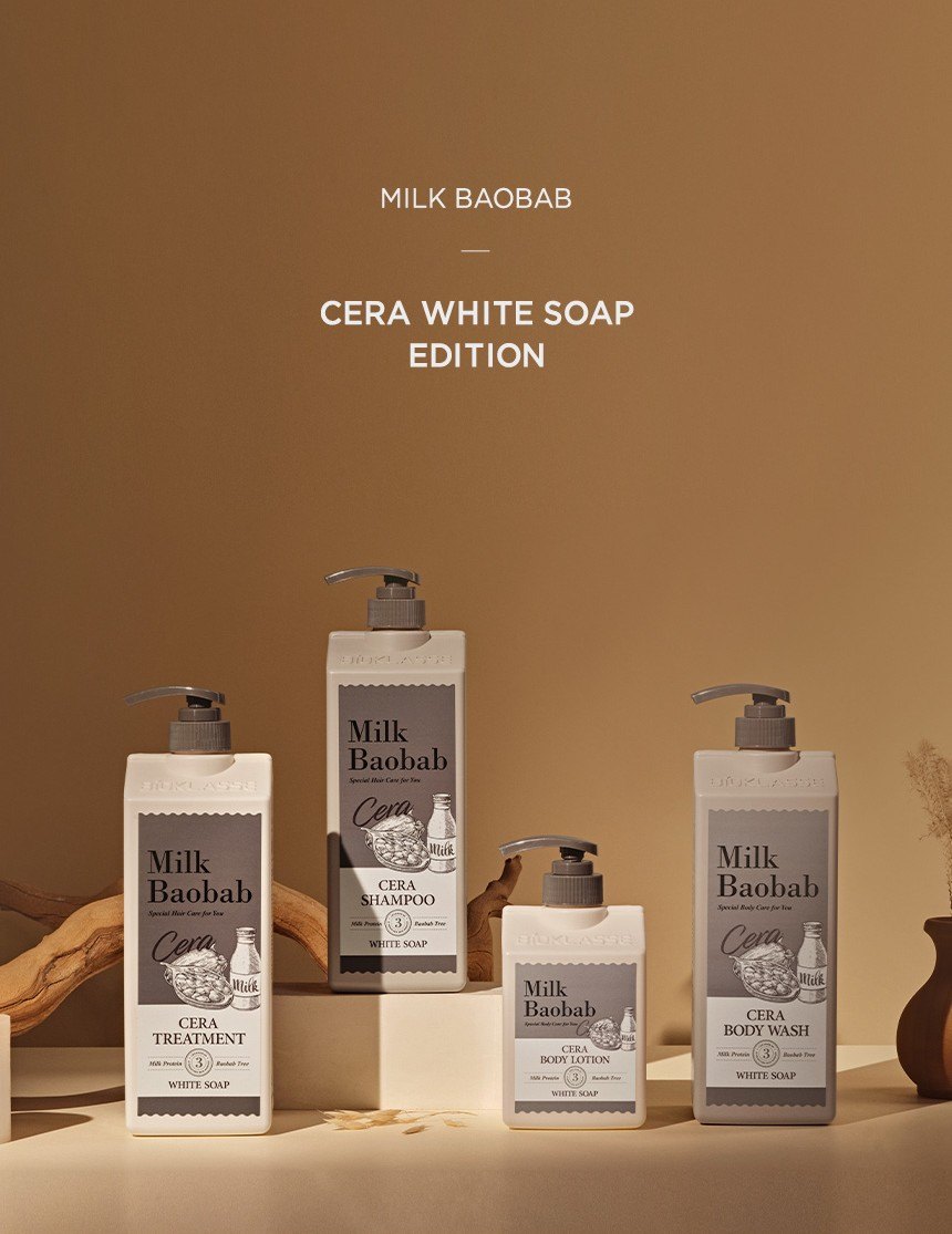 Sữa dưỡng thể MILK BAOBAB Cera - White Soap 600ml