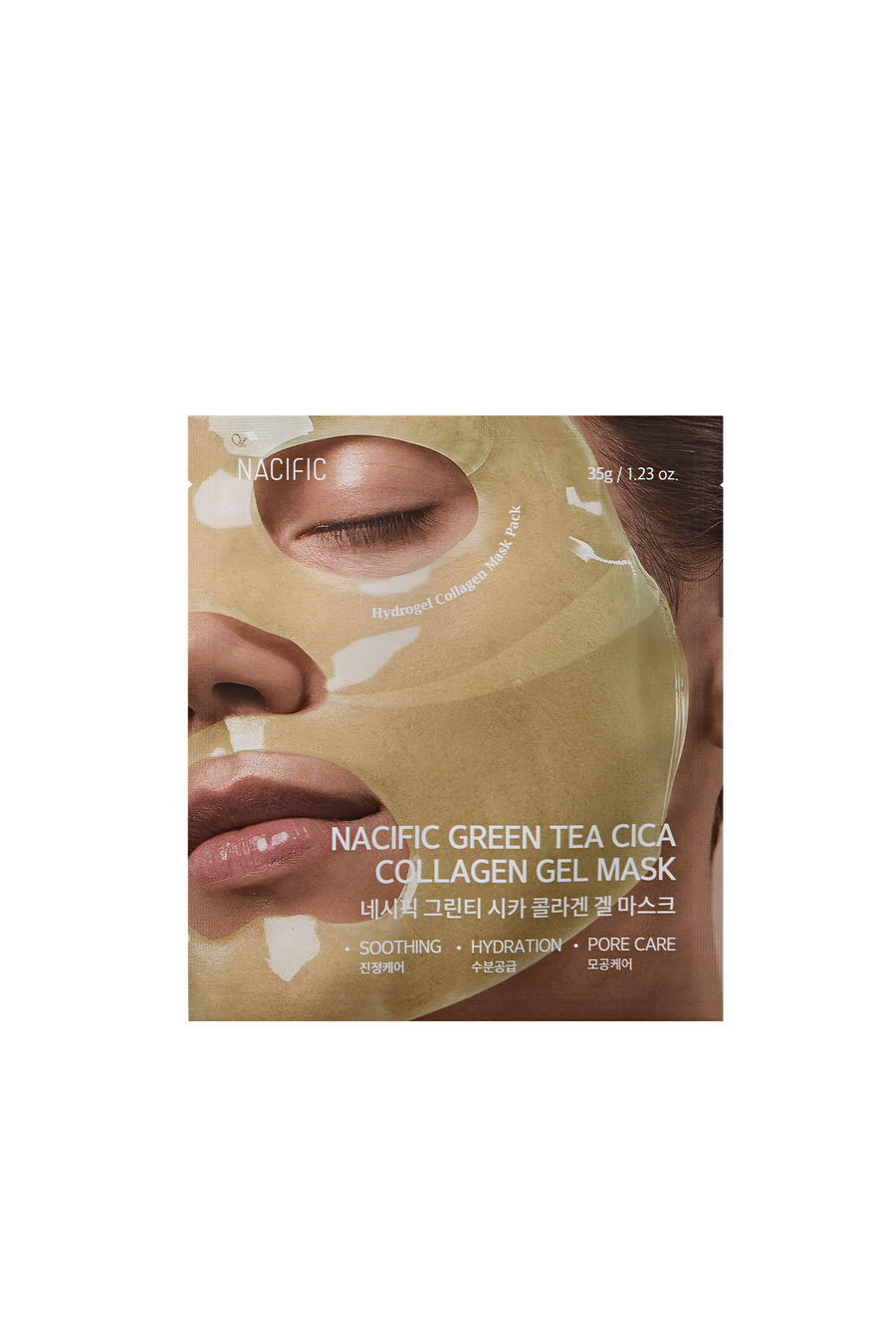 Mặt nạ thạch Collagen Trà Xanh Nacific Cica 35g