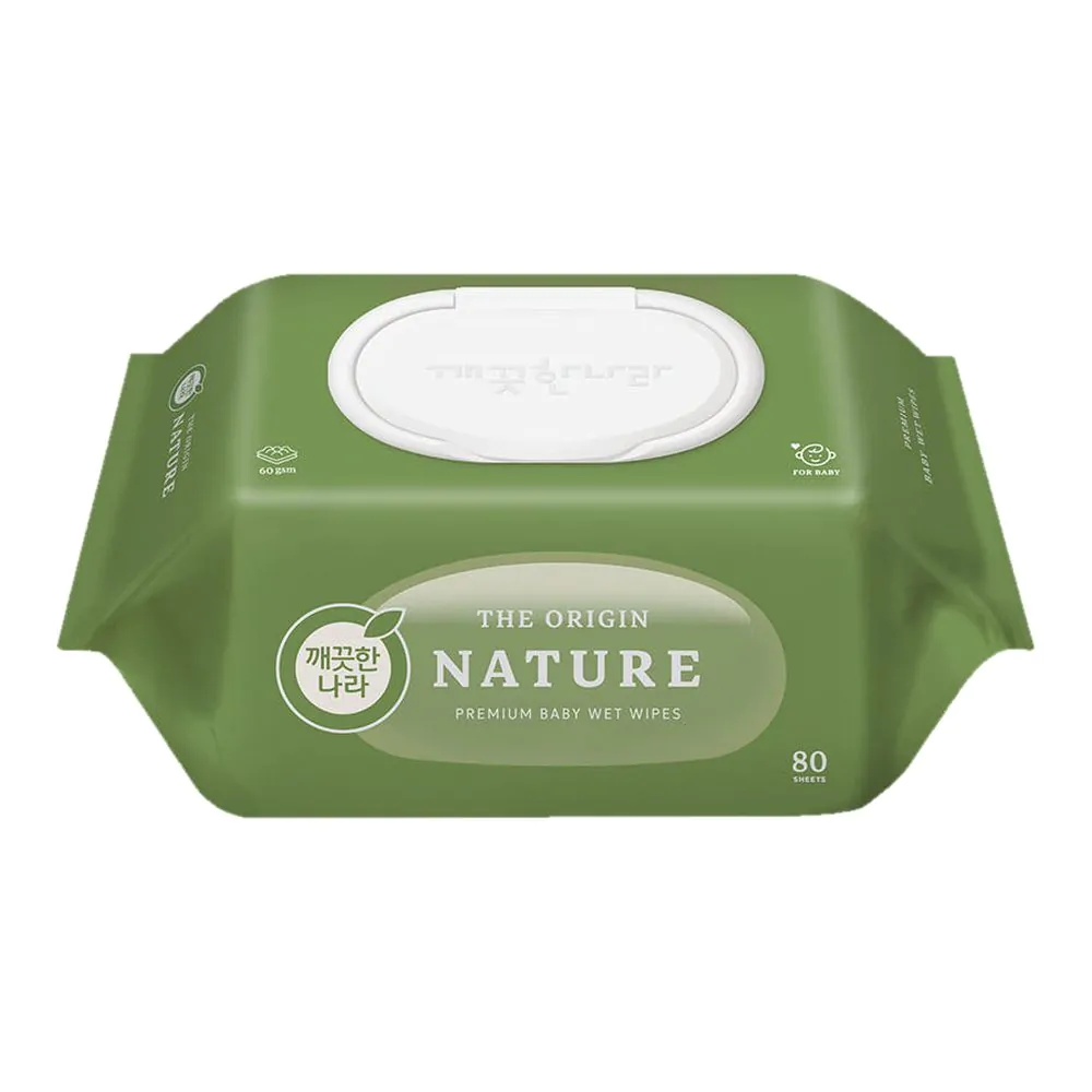 Khăn Ướt BABY CARE NATURE Hàn Quốc 80Tờ/360G