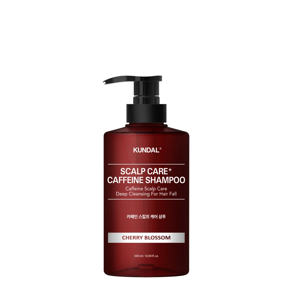 쿤달 카페인 탈모케어 샴푸 체리블라썸 500ml