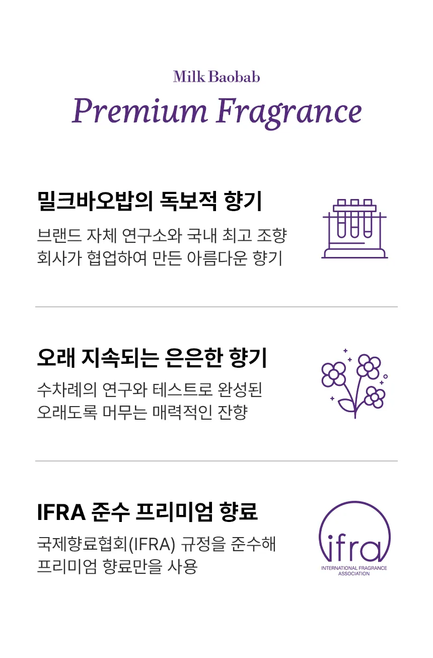 밀크바오밥 바디워시 - 베이비파우더 상세 이미지