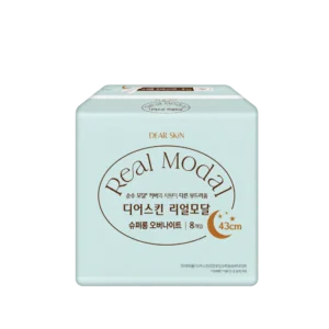 Băng vệ sinh REAL MODAL ban đêm có cánh 43cm Super Long Over night (8miếng/1gói)