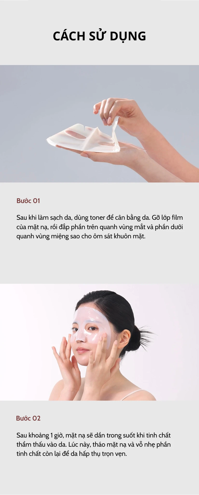 Mặt nạ thạch Collagen Gạo Nacific Rice Pepta 35g · tài liệu tiếng Việt