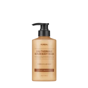 Sữa tắm tẩy tế bào chết cơ thể Kundal EAU THERMALE - Violet Muguet 500ml