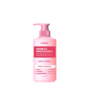 Sữa dưỡng trắng Cơ Thể KUNDAL Honey& Maca - Baby Powder 500ml