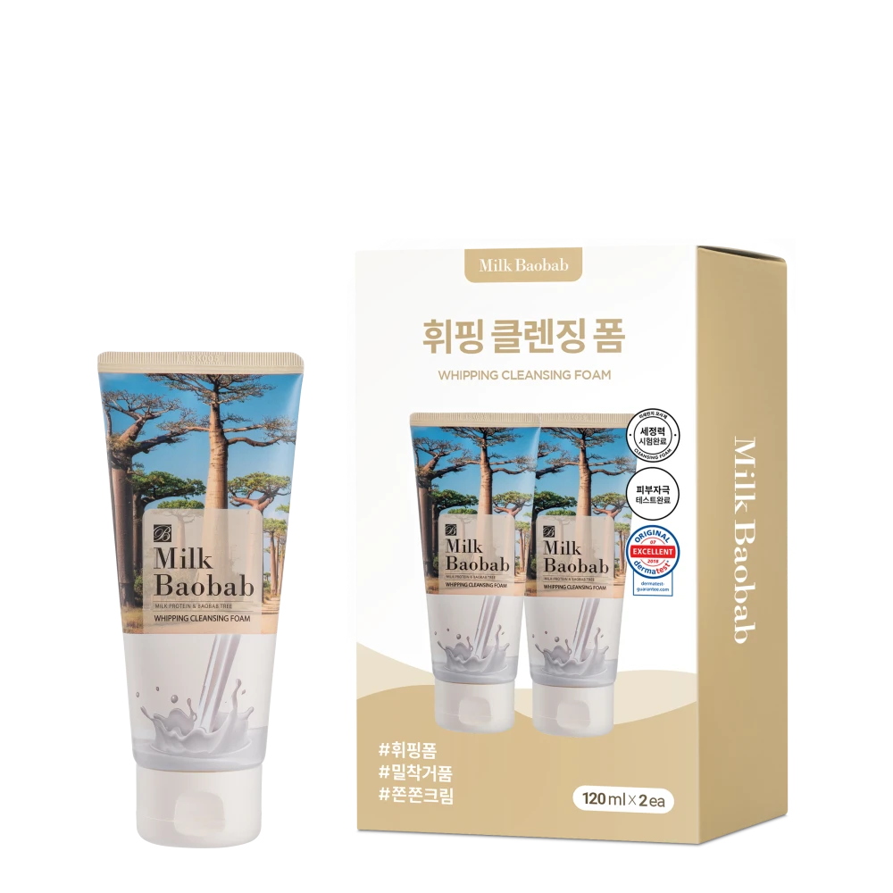 밀크바오밥 휘핑 클렌징 폼