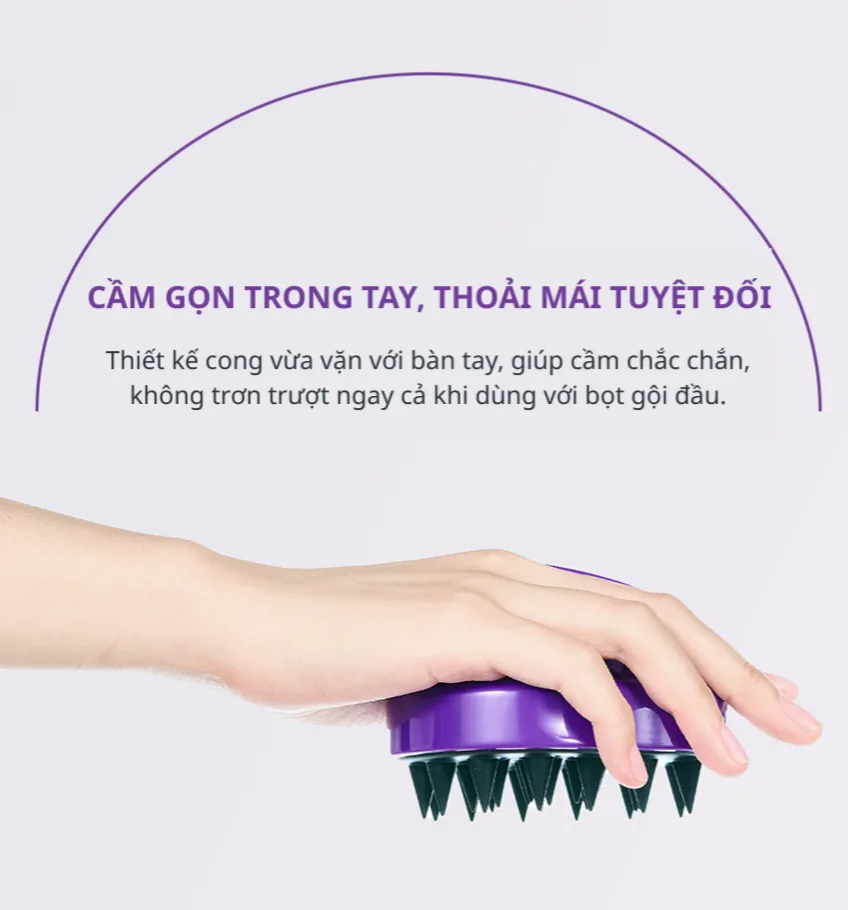 쿤달 스칼프 마사지 샴푸 브러쉬 chi tiết 3
