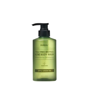 SỮA TẮM NGỪA MỤN KUNDAL TEA TREE BIOTICS - Apple GreenTea 500ml