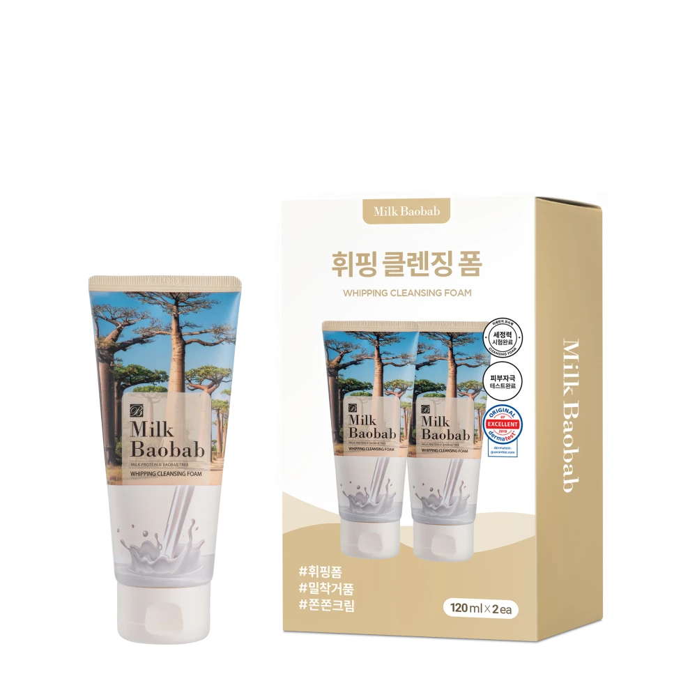Sữa rửa mặt tạo bọt MILK BAOBAB 120ml