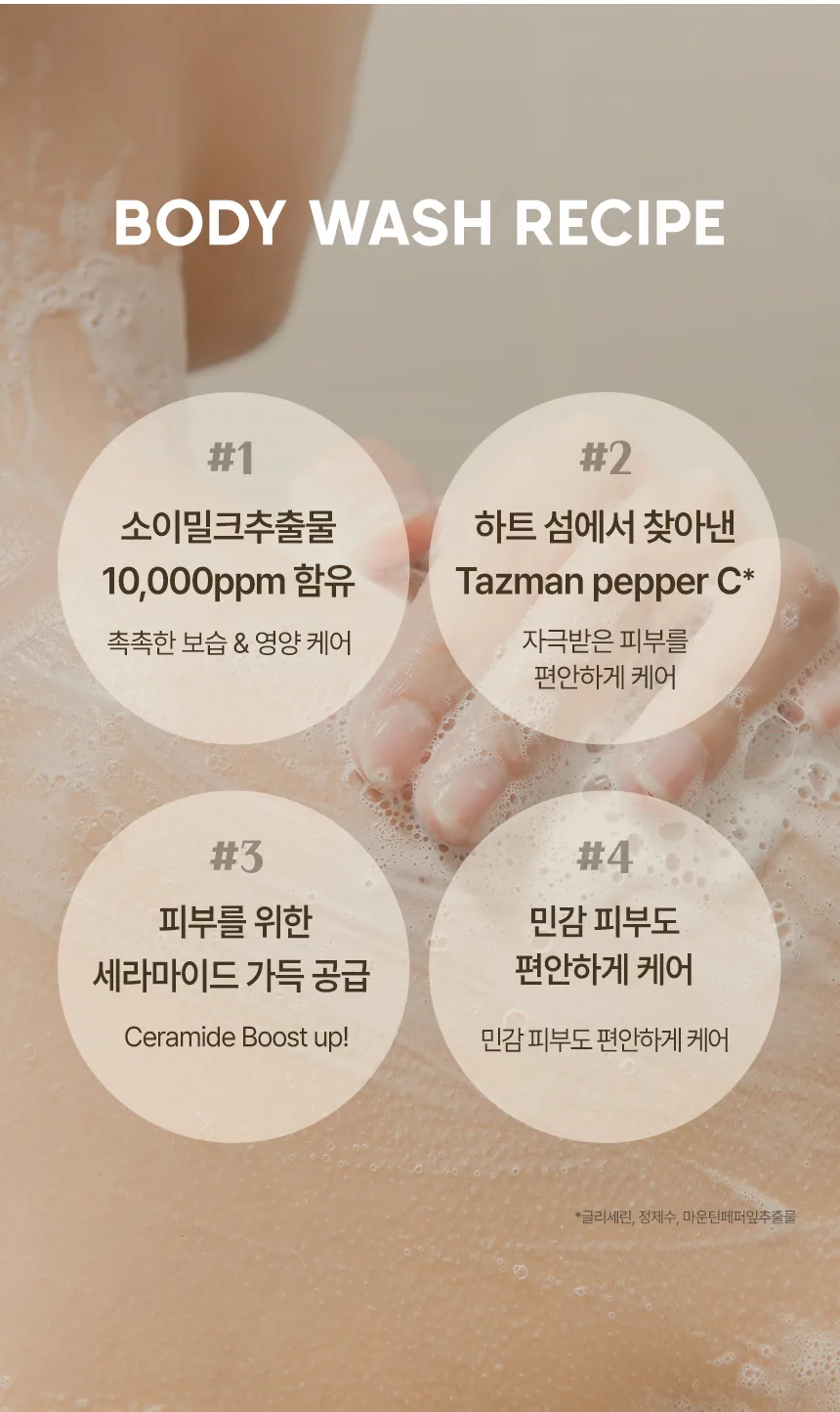 쿤달 소이밀크 고보습 바디워시 상세페이지 3