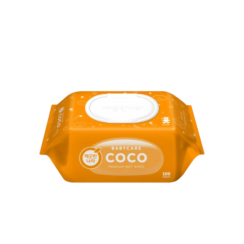 Khăn Ướt BABY CARE COCO Hàn Quốc 100Tờ/352G