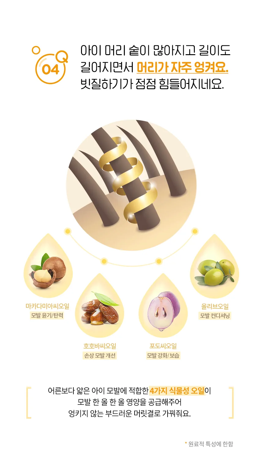 밀크바오밥 베이비앤키즈 샴푸 상세 이미지
