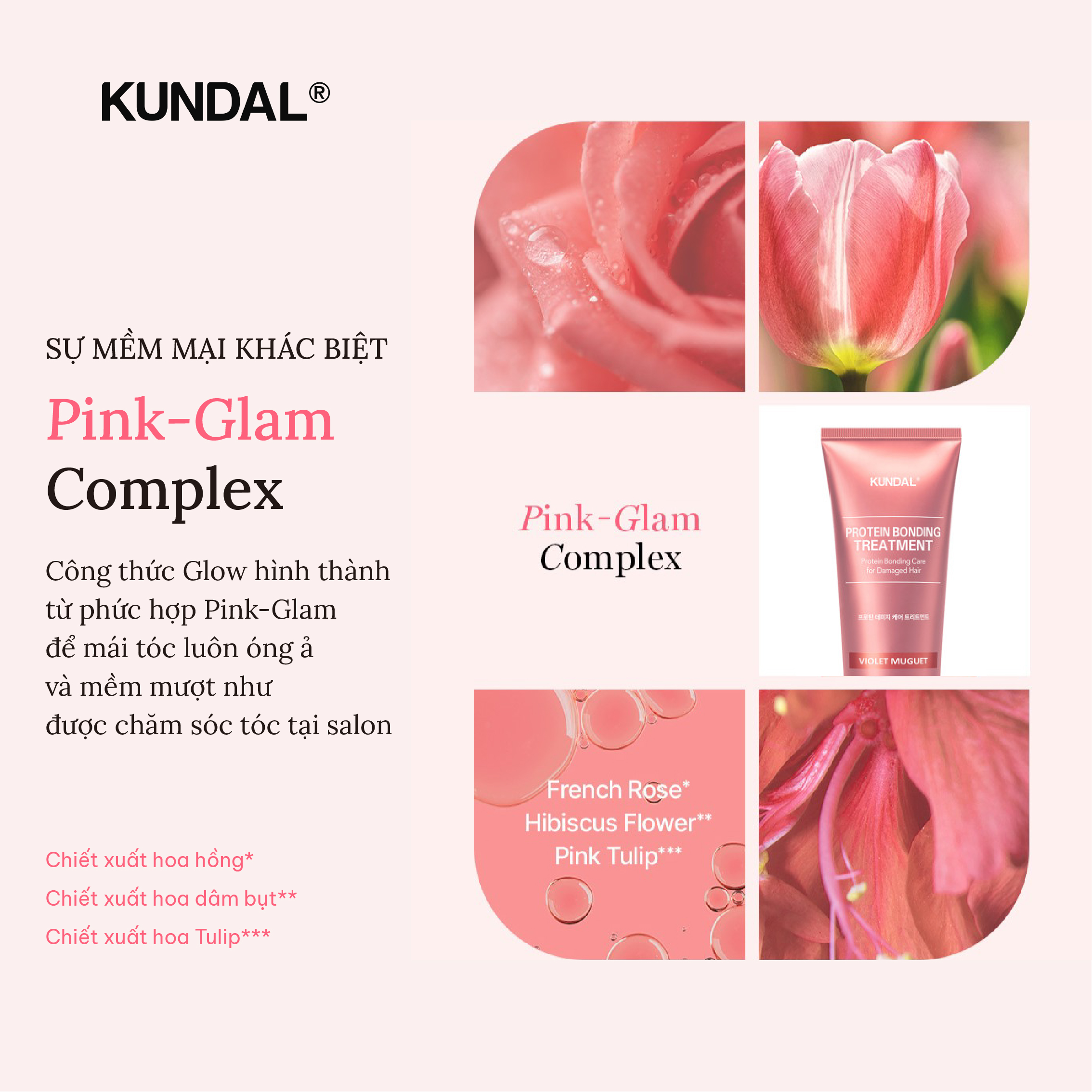 Dầu Xả Chăm Sóc tóc Hư Tổn KUNDAL Protein Bonding 250ml · tài liệu tiếng Việt