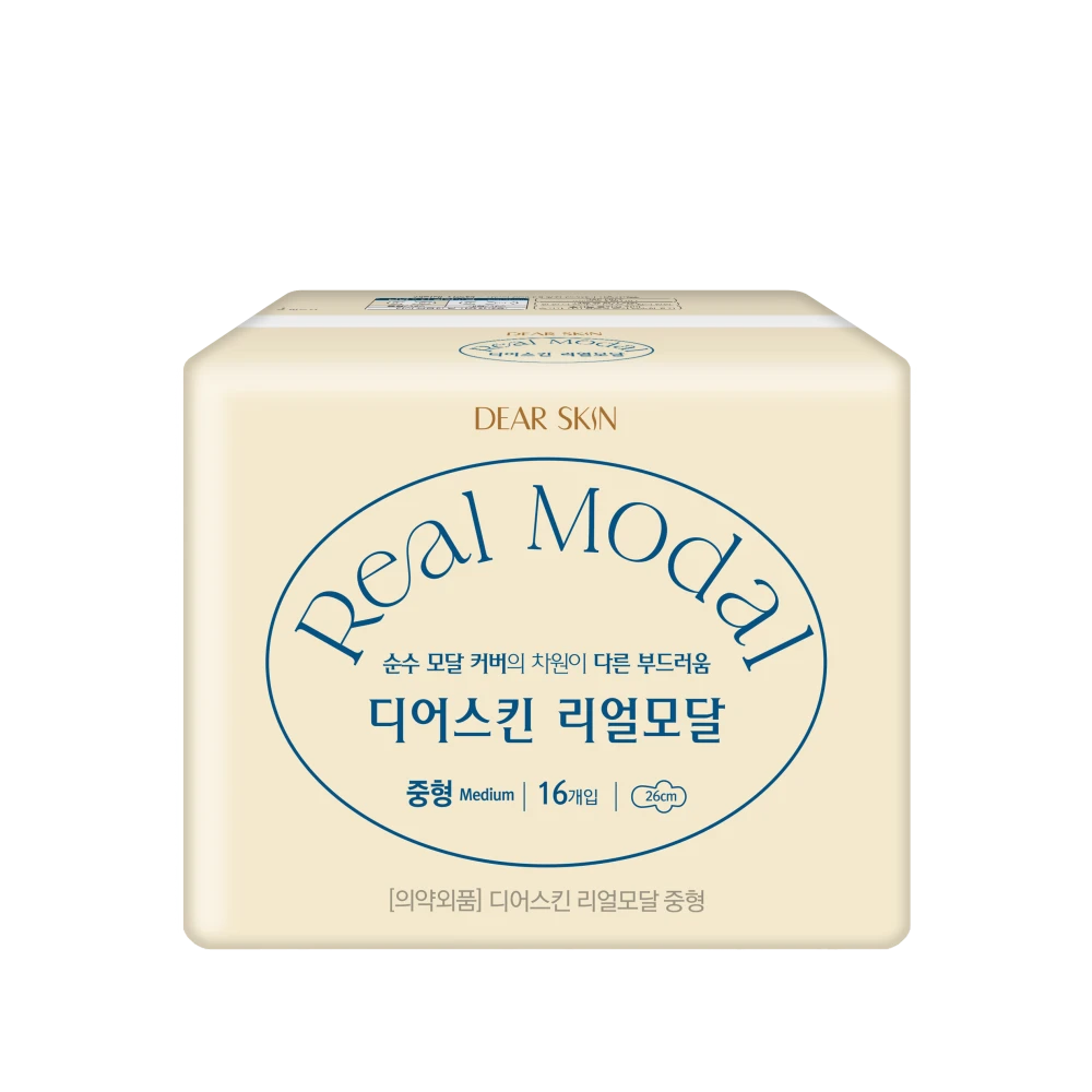 Băng vệ sinh REAL MODAL ban ngày có cánh 26cm M(16miếng/1gói)